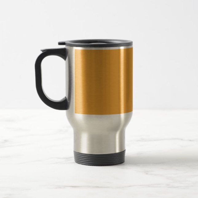 Muted Orange Background Texture for Web and Print Travel Mug (Left)