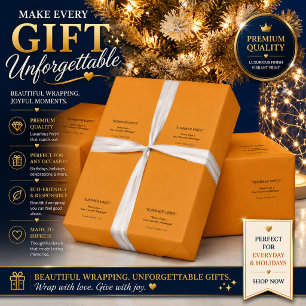 Muted Orange Background Texture for Web and Print Wrapping Paper