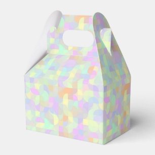Muted Pastel Boho Mod Geometric Abstract Favour Box