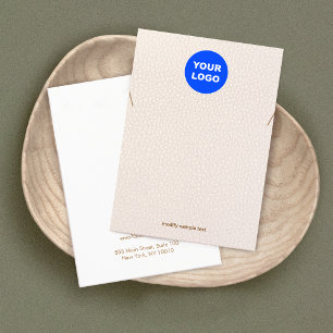 Muted Pink Add Logo Necklace Bracelet  Display