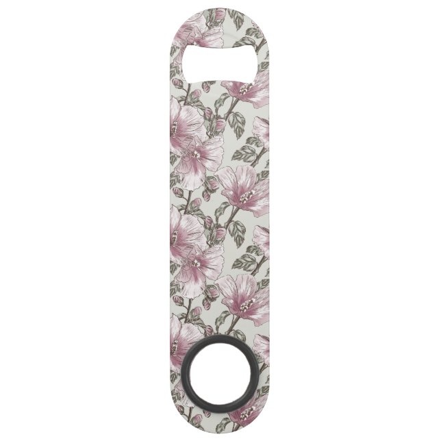 Muted Pink Hibiscus Flowers Pattern (Front)