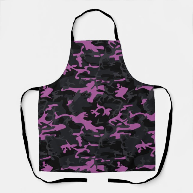 Muted Pink Highlights Camo Apron (Front)