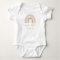 Muted Rainbow Baby Name Hearts