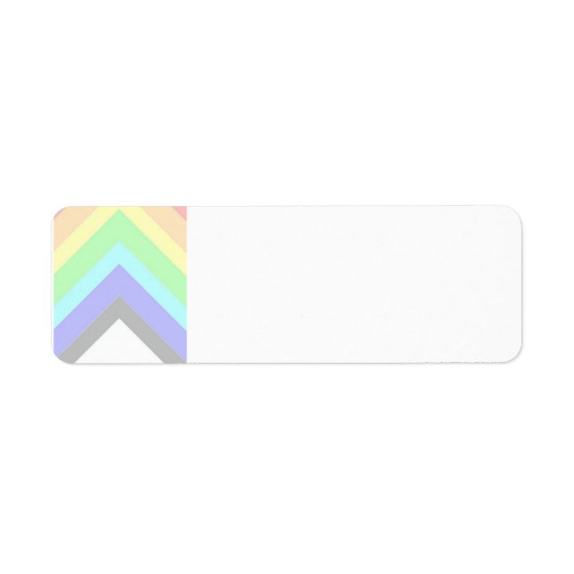 muted rainbow chevron (Front)