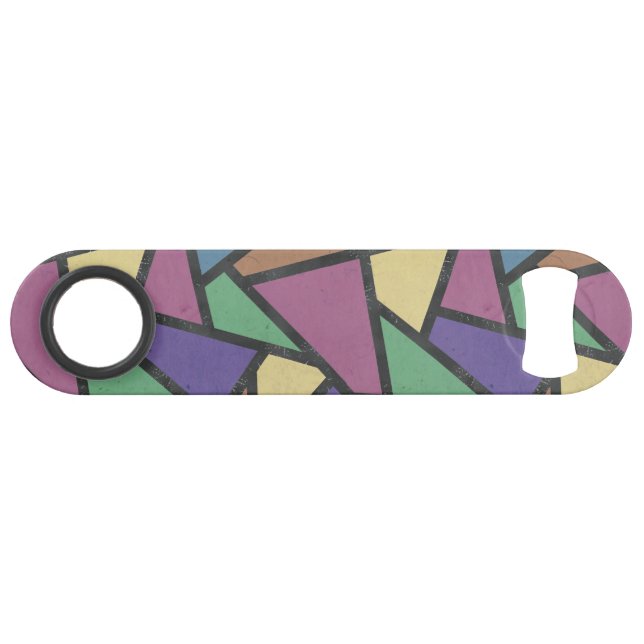 Muted rainbow colors mosaic pattern (Front (Horizontal))