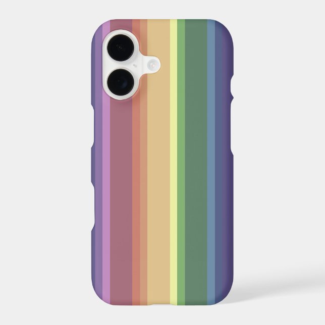 Muted rainbow stripes (Back)