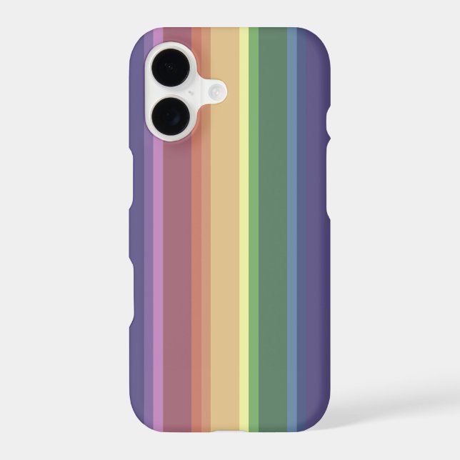 Muted rainbow stripes (Back)