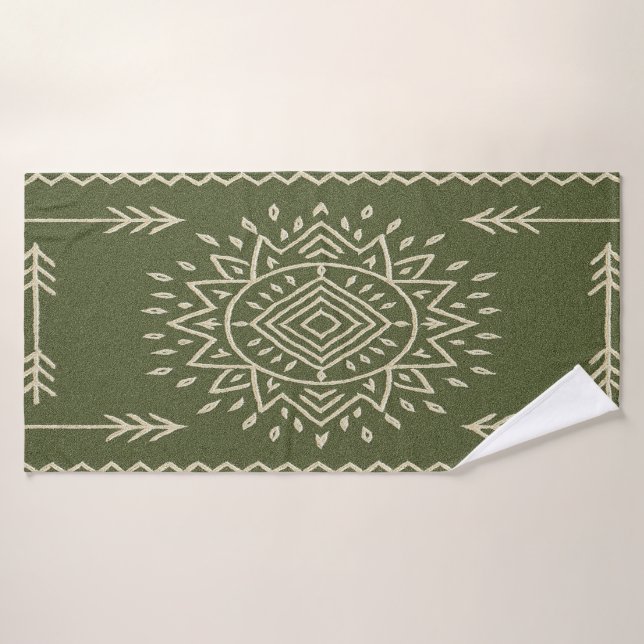 Muted Sage Green Bath Towel (Bath Towel)