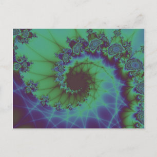 Muted Spiral Postcard