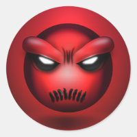 Mutemoji Round Sticker