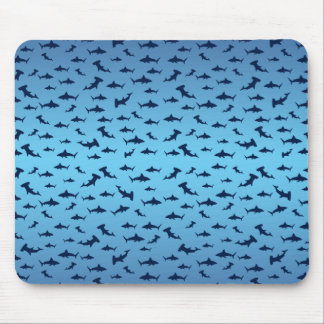 Mutilple Hammer Head Sharks Mouse Mat