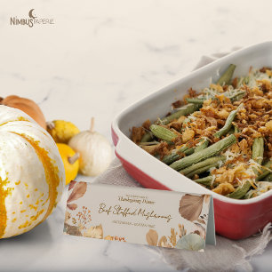 Mutred Florals Thanksgiving Premium Buffet Sign
