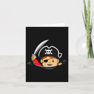Mutter Werdende Mama Mutterschaft Pregnant Pirate  Card