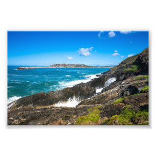 Mutton bird island seascape Australia Photo Print