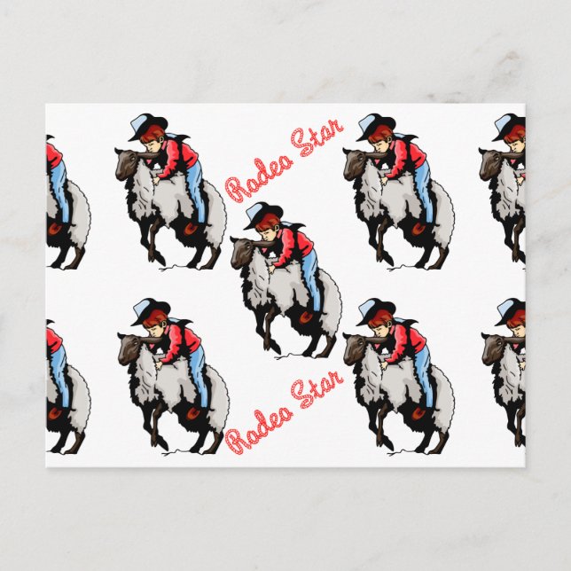 Mutton Busting Gifts Postcard (Front)