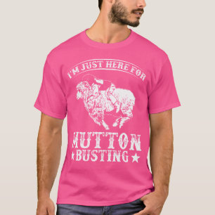 Mutton Busting Rodeo Vest Sheep Rider Mutton Buste T-Shirt
