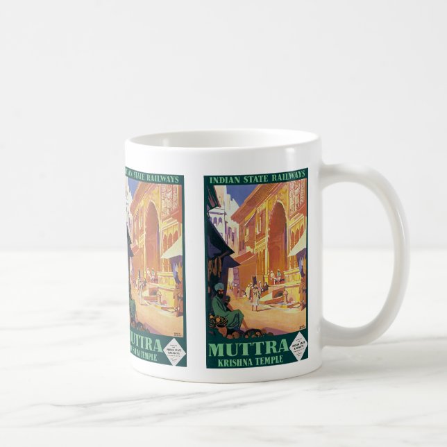 Muttra ~ Krishna Temple Coffee Mug (Right)