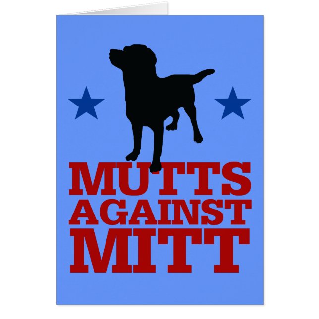 Mutts Against Mitt (Front)