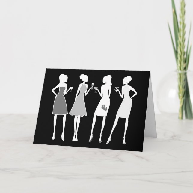 ***MUTUAL BIRTHDAYS*** CELEBRATE WITH THE GIRLS CARD (Front)