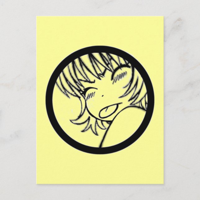 muuhh - cute anime - kawaii >_< postcard (Front)