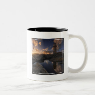 Muxia Lighthouse Galicia, Spain Two-Tone Coffee Mug