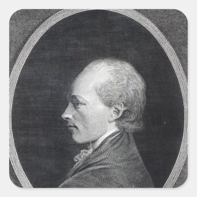 Muzio Clementi, 1803 Square Sticker (Front)