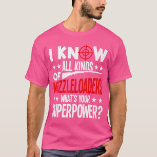 Muzzleloader Rifle Muzzleloading Cleaning Kit Boar T-Shirt