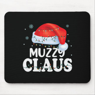 Muzzy Claus Xmas Family Matching Funny Grandma Chr Mouse Mat