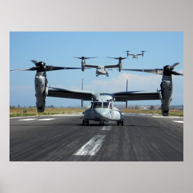 MV-22 Osprey Aircraft Poster (Front)
