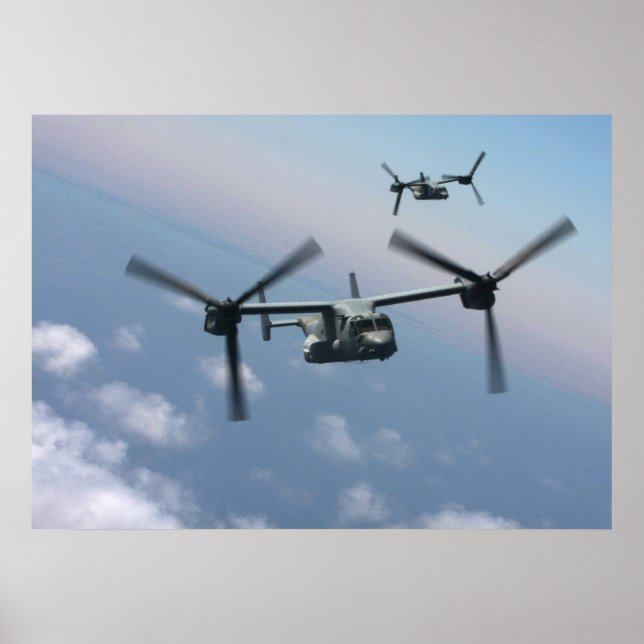 MV-22 Osprey Aircraft Poster (Front)