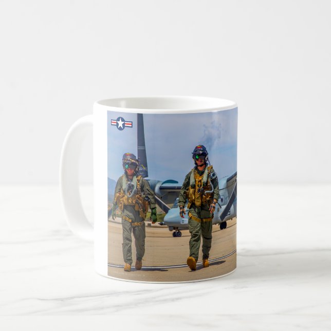 MV-22B OSPREY CREW COFFEE MUG (Front Left)