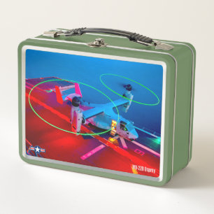 MV-22B OSPREY METAL LUNCH BOX