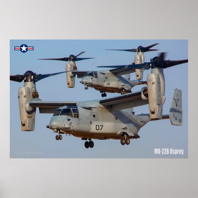 MV-22B OSPREY POSTER (Front)