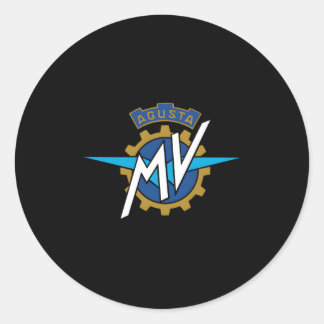 Mv Agusta Motorcycle Classic Round Sticker
