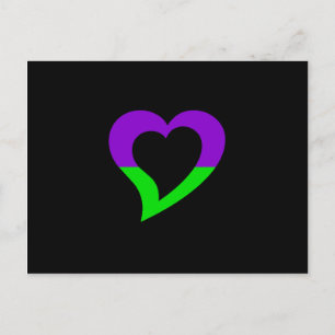 mv Logo Design - Love and Fun - mv Heart Postcard