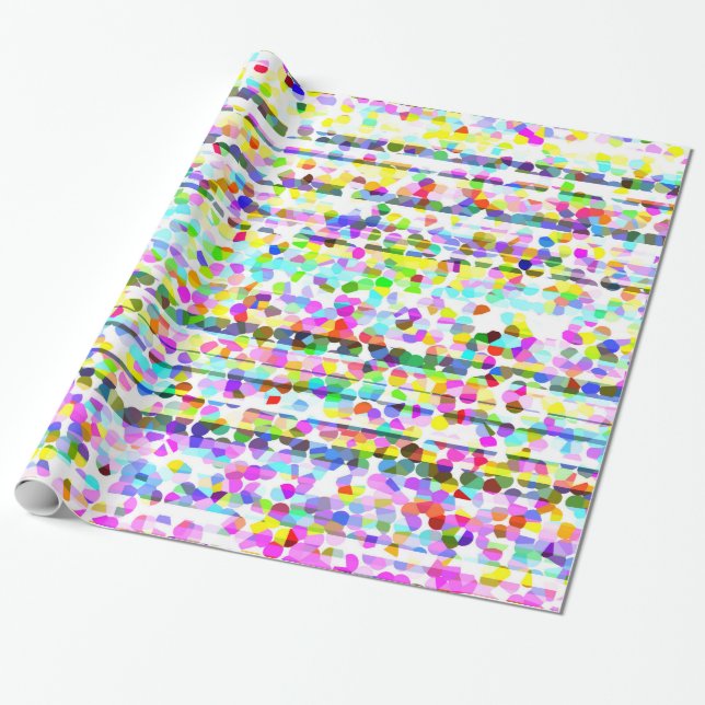 MVB Confetti Design Wrapping Paper (Unrolled)