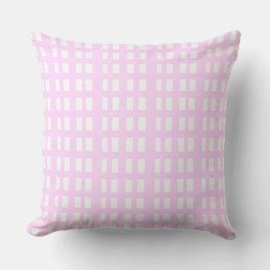 MVB Soft Pink Plaid Design Cushion
