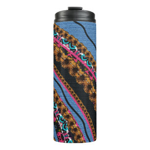 MVB Textile Abstract Creative Pieces Thermal Tumbler