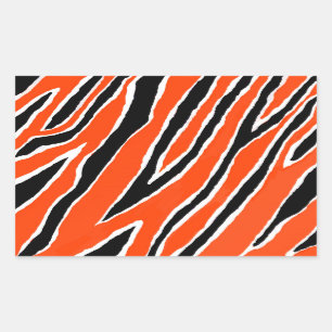 MVB Tiger Strip Print Sticker 1