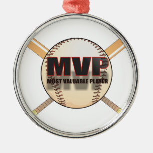 MVP BASEBALL ORNAMENT