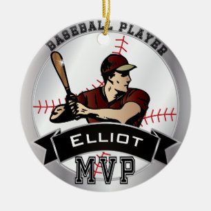 MVP Baseball ⚾ Player Ceramic Tree Decoration