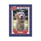 MVP Custom Pet Trading Cards Fun Dog Trading Card 