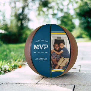 MVP Dad   Blue & Gold Father's Day Basketball