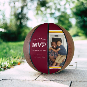 MVP Dad   Burgundy Father's Day Basketball