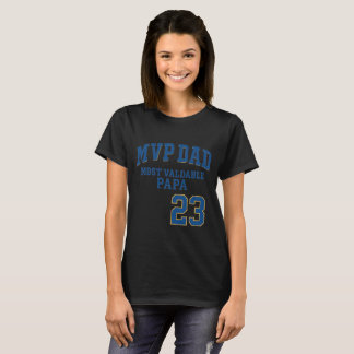 mvp dad most valdable papa 23 tshirt