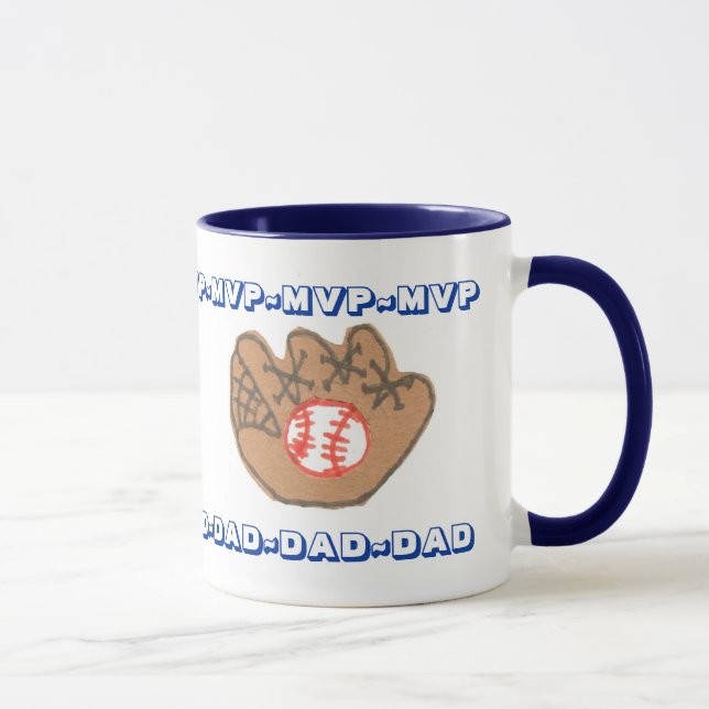 MVP DAD personalized Father's Day mug (Right)