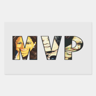 MVP Madam Vice President Kamala Harris Rectangular Sticker