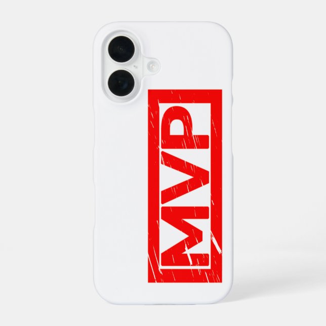 MVP Stamp iPhone 16 Case (Back)