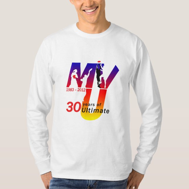 MVU 30 Year Disc Design T-Shirt (Front)