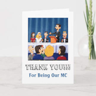 Mwedding MC Thanks Thank You Card